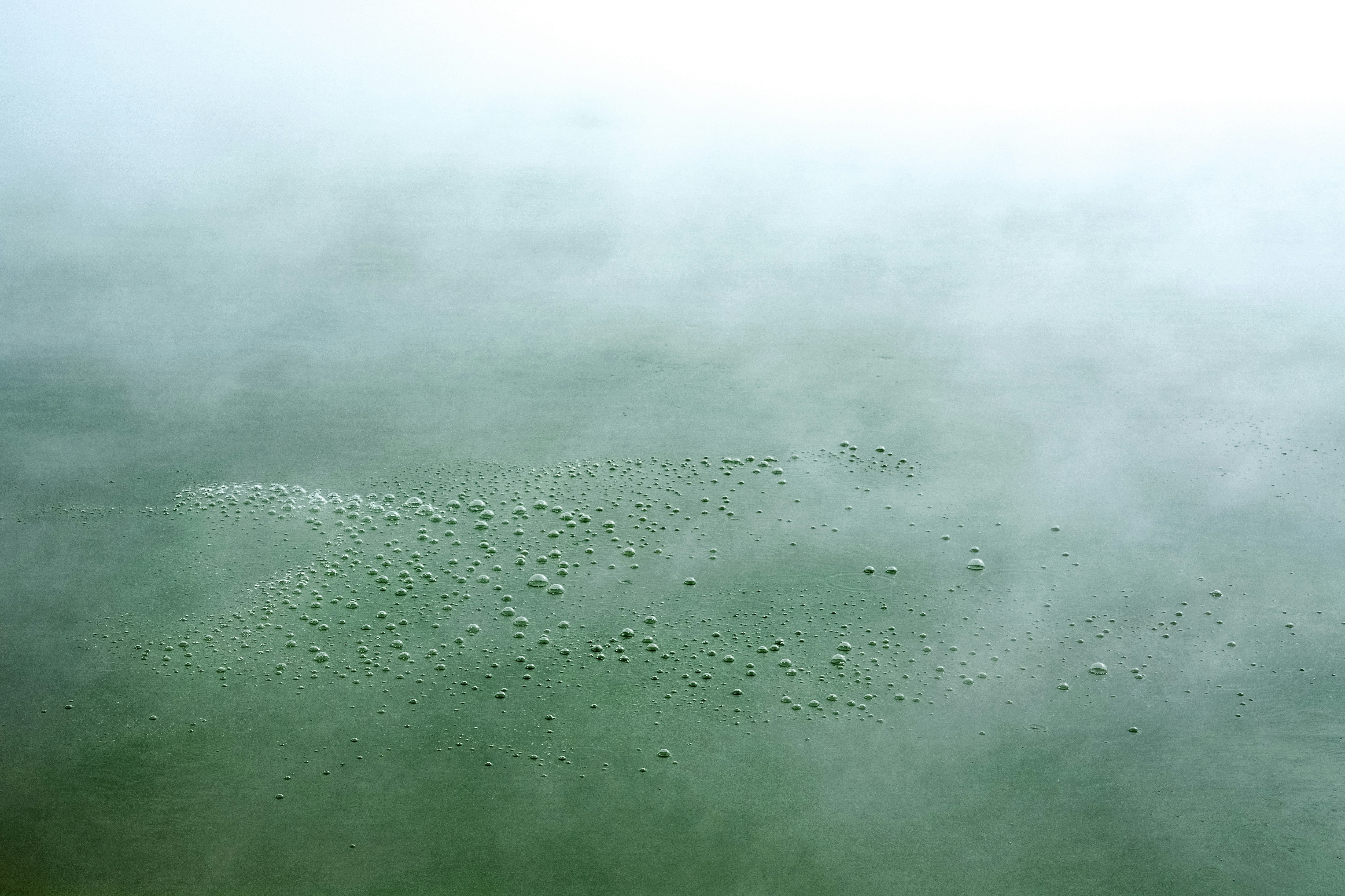 water droplets on glass panel